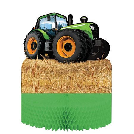 CREATIVE CONVERTING Tractor Time Centerpiece, 9"x12", 6PK 318064